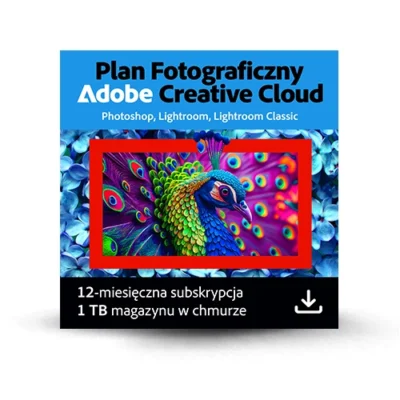 Adobe Creative Cloud Plan Fotografia 1TB